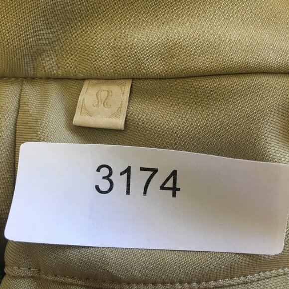 Lululemon Commission Pant Classic Mens Size 34 x 28 Stretch 5 Pockets Beige - Picture 14 of 15